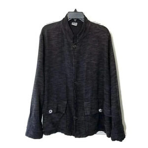 CP Shades Womens Vintage Lagenlook 3 Button Pockets Jacket Sz Medium Blue SP EXC